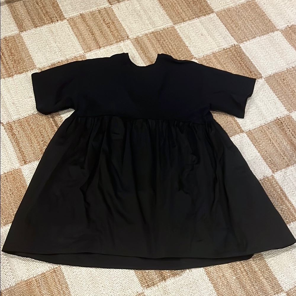 Cynthia Rowley Black T-Shirt Dress